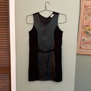 Vintage 60s GOGO style black mini dress